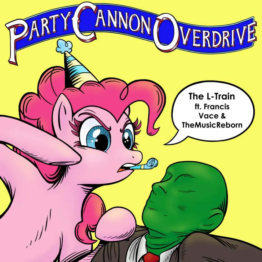 The L-Train - Party Cannon Overdrive Album Cover