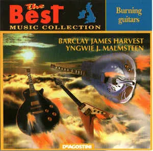 Yngwie Malmsteen - Burning Guitars - The Best Music Collection Album Cover Artwork