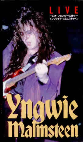 Yngwie Malmsteen - Leo Fender Benefit Live Album Cover Artwork