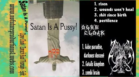 Zarach 'Baal' Tharagh - Satan Is a Pussy! Album Cover Artwork
