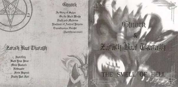 Zarach 'Baal' Tharagh - The Smell of Hell Album Cover Artwork