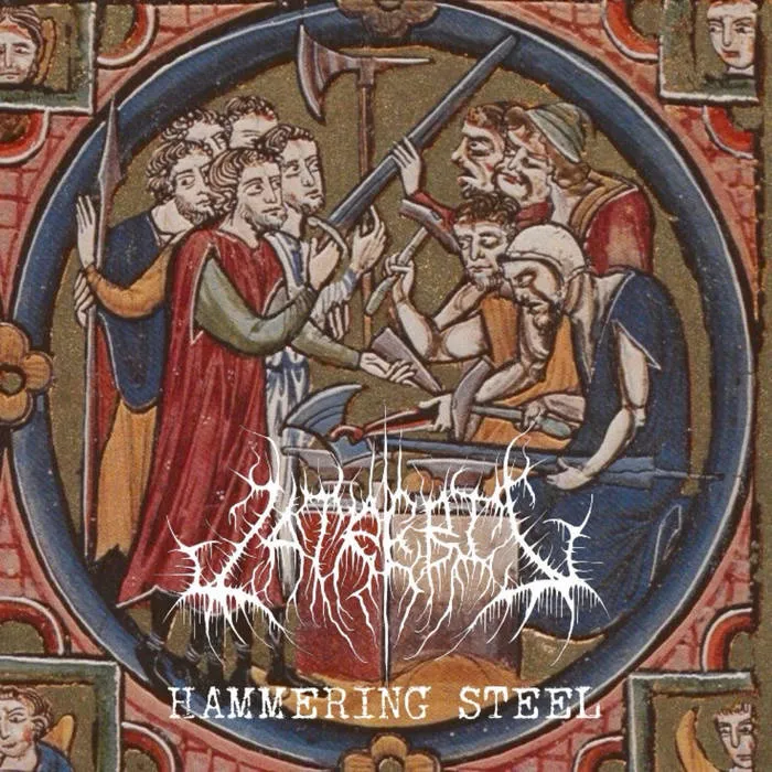 Zatrebil - Hammering Steel Album Cover